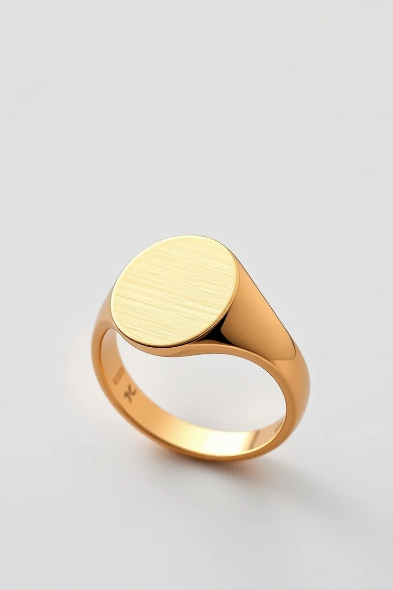 14K Signet Ring
