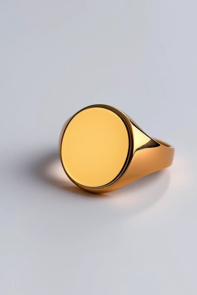 14K Signet Ring