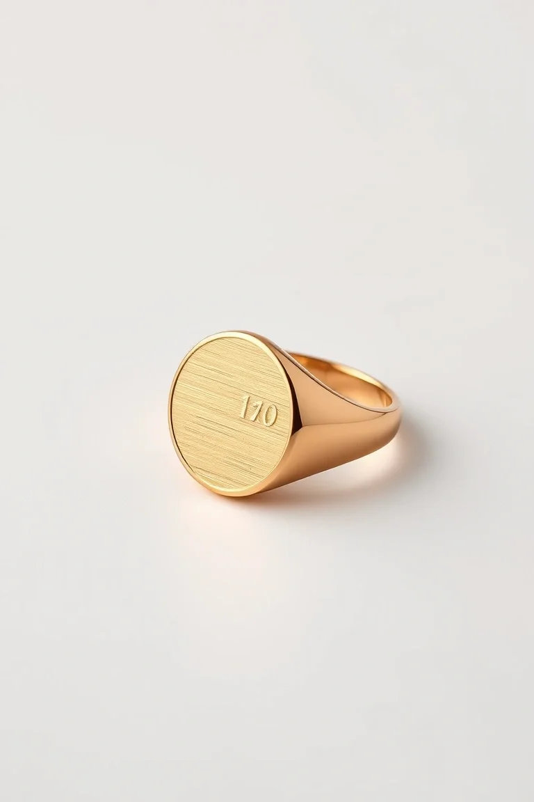 14K Signet Ring