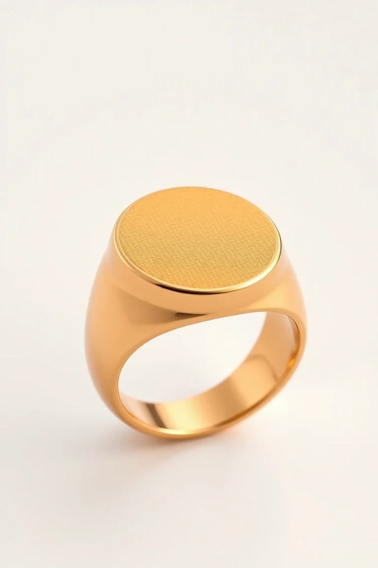 14K Signet Ring