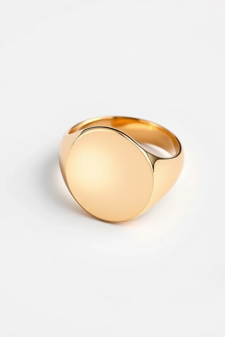 14K Signet Ring