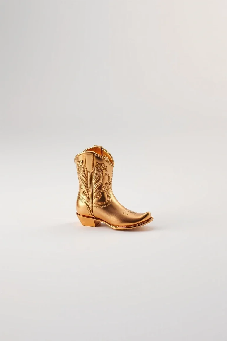 14K Small Cowboy Boot