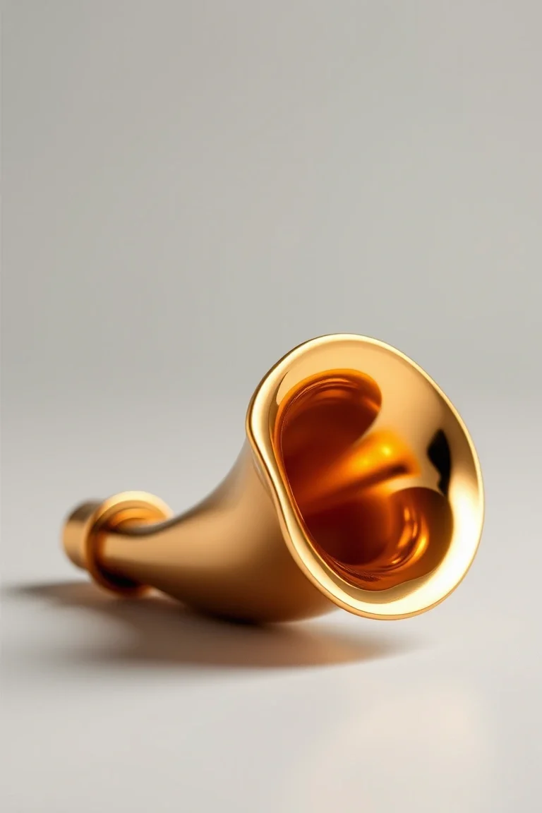 14K Small Italian Horn