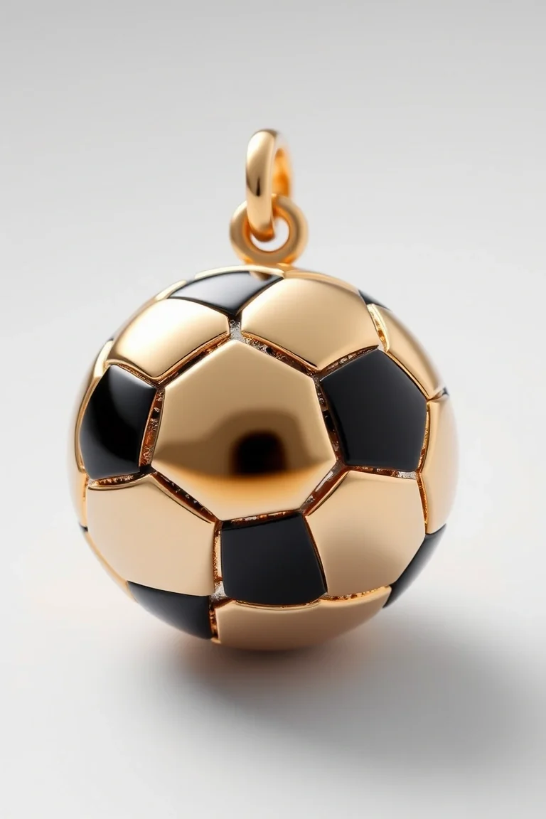 14K Soccer Ball Charm