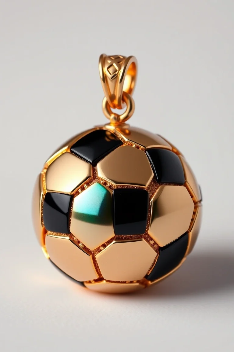 14K Soccer Ball Charm