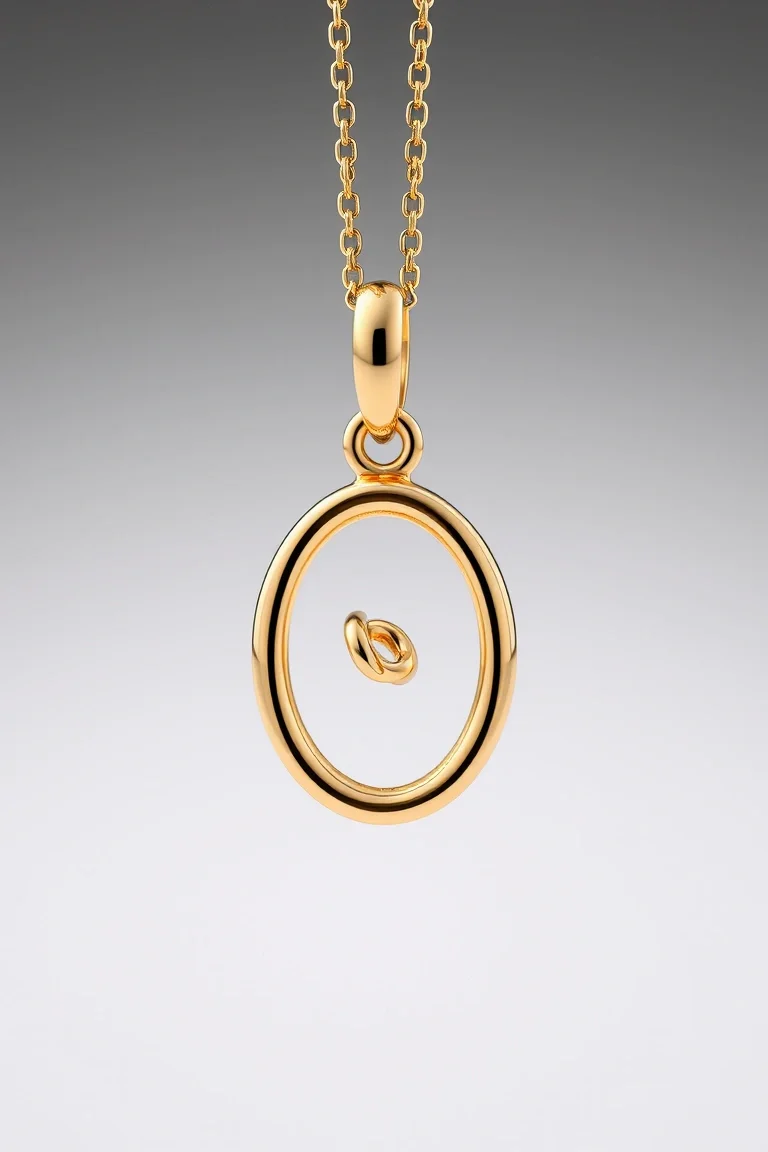 14K Solid Triple Link Charm 7 In.