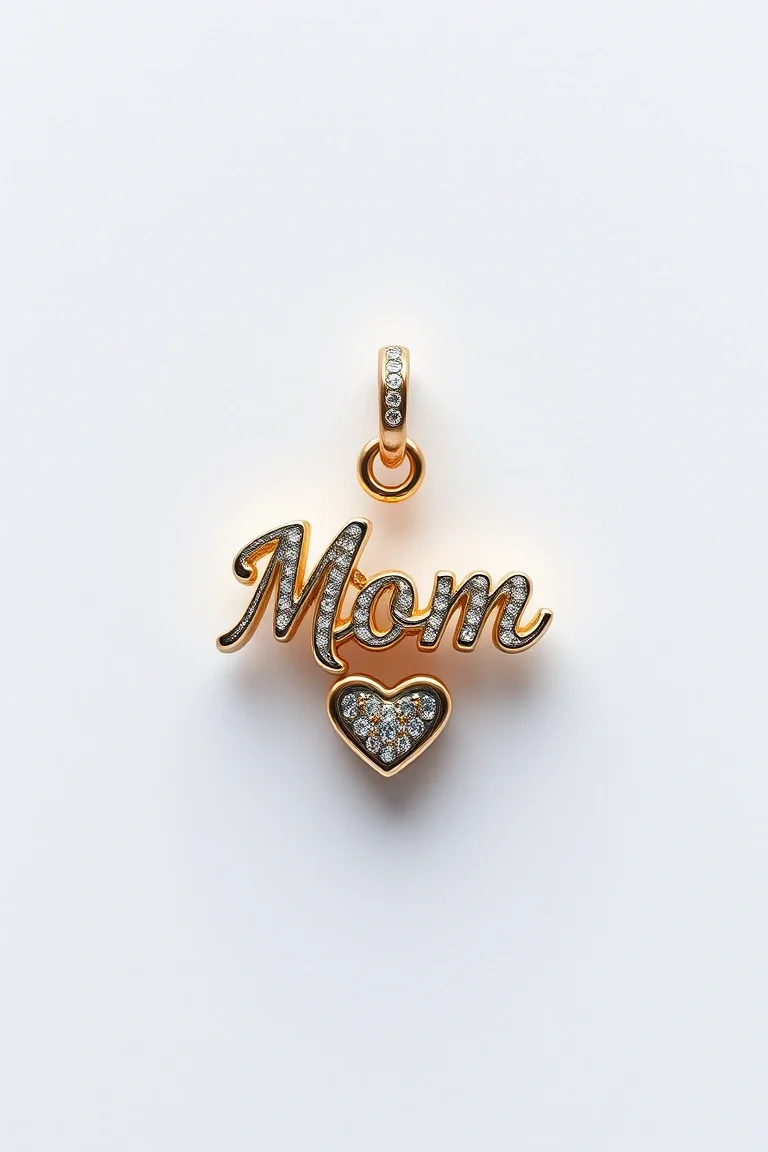 14K Special Mom Charm