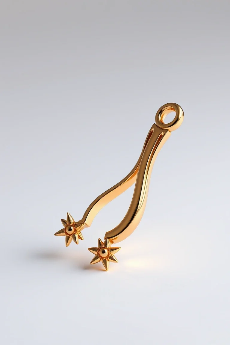 14K Spur Charm