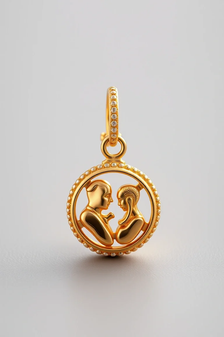 14K Talking Charm