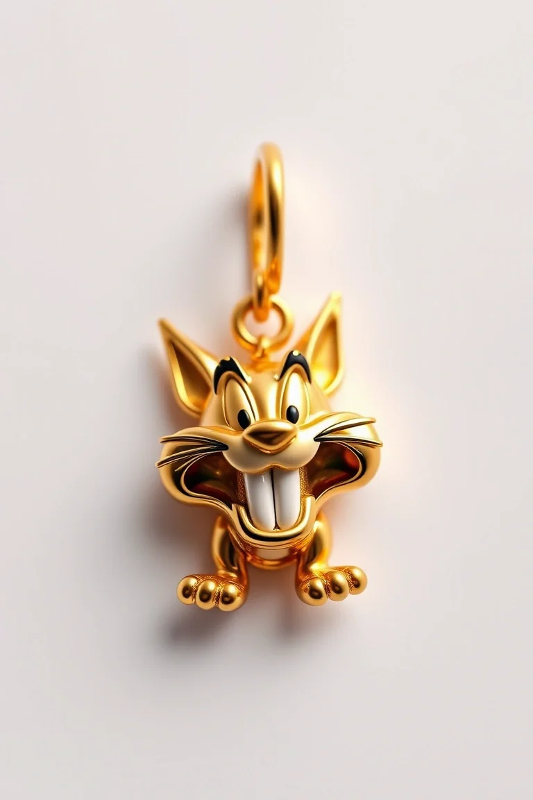 14K Taz Charm