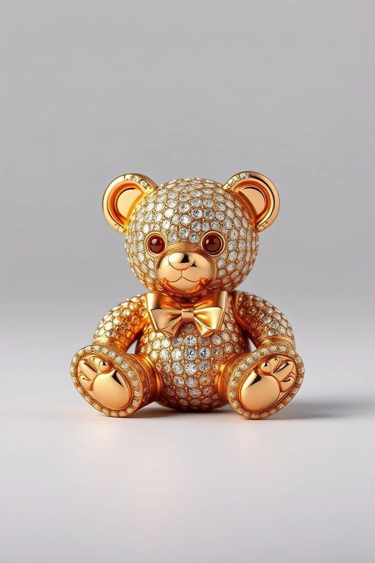 14K Teddybear Leverbacks