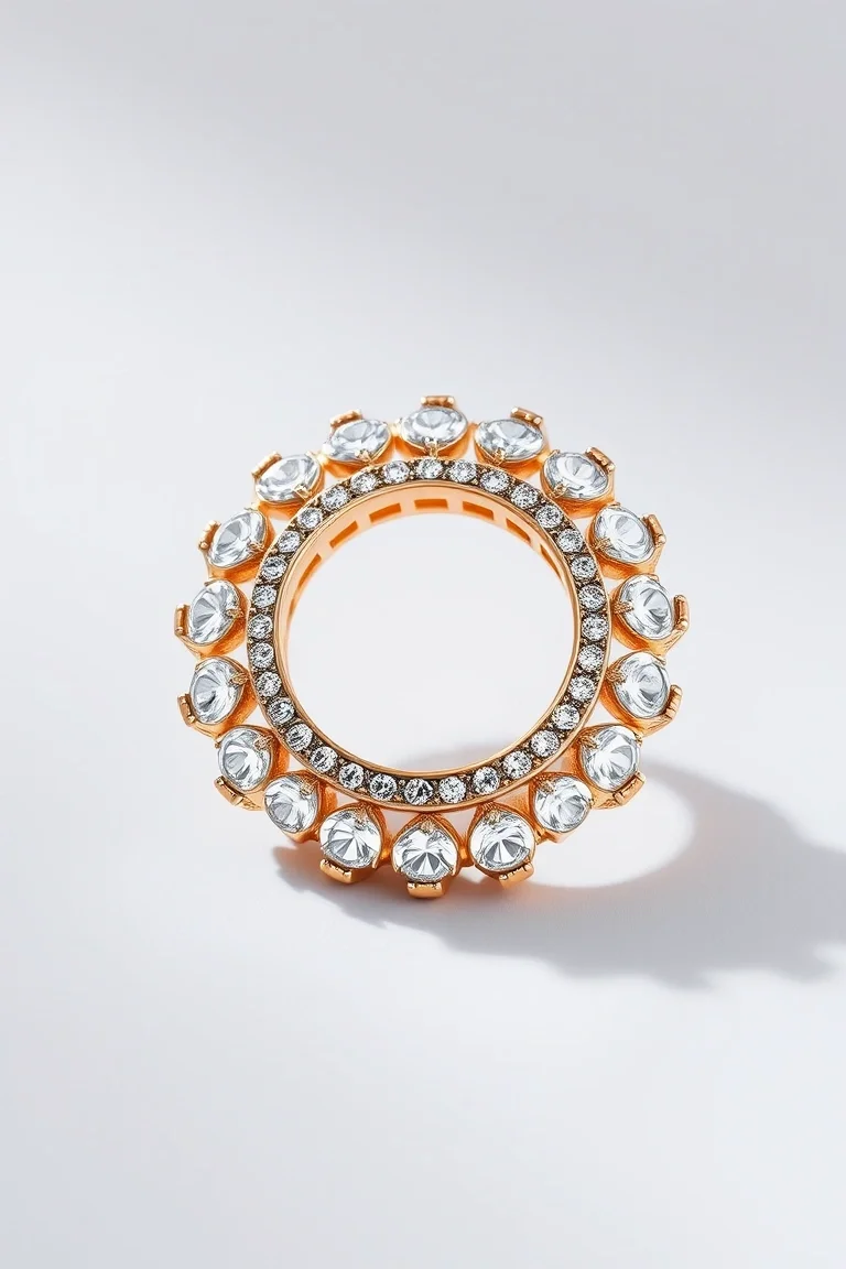 14K Traditional Diamond Jackets AA Quality