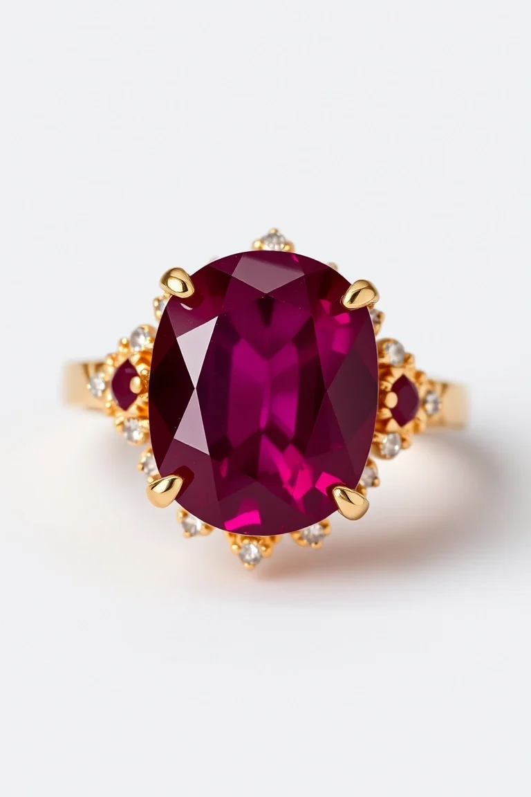 14K TRADITIONAL RUBY RING