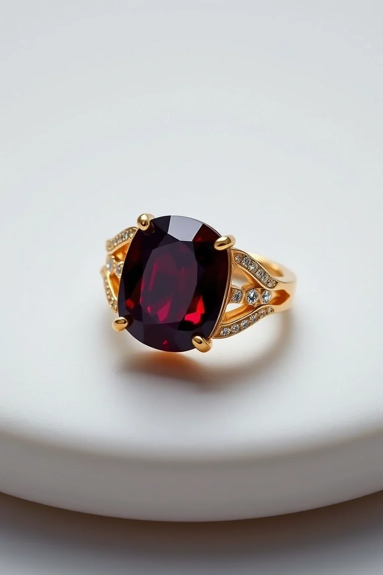 14K TRADITIONAL RUBY RING