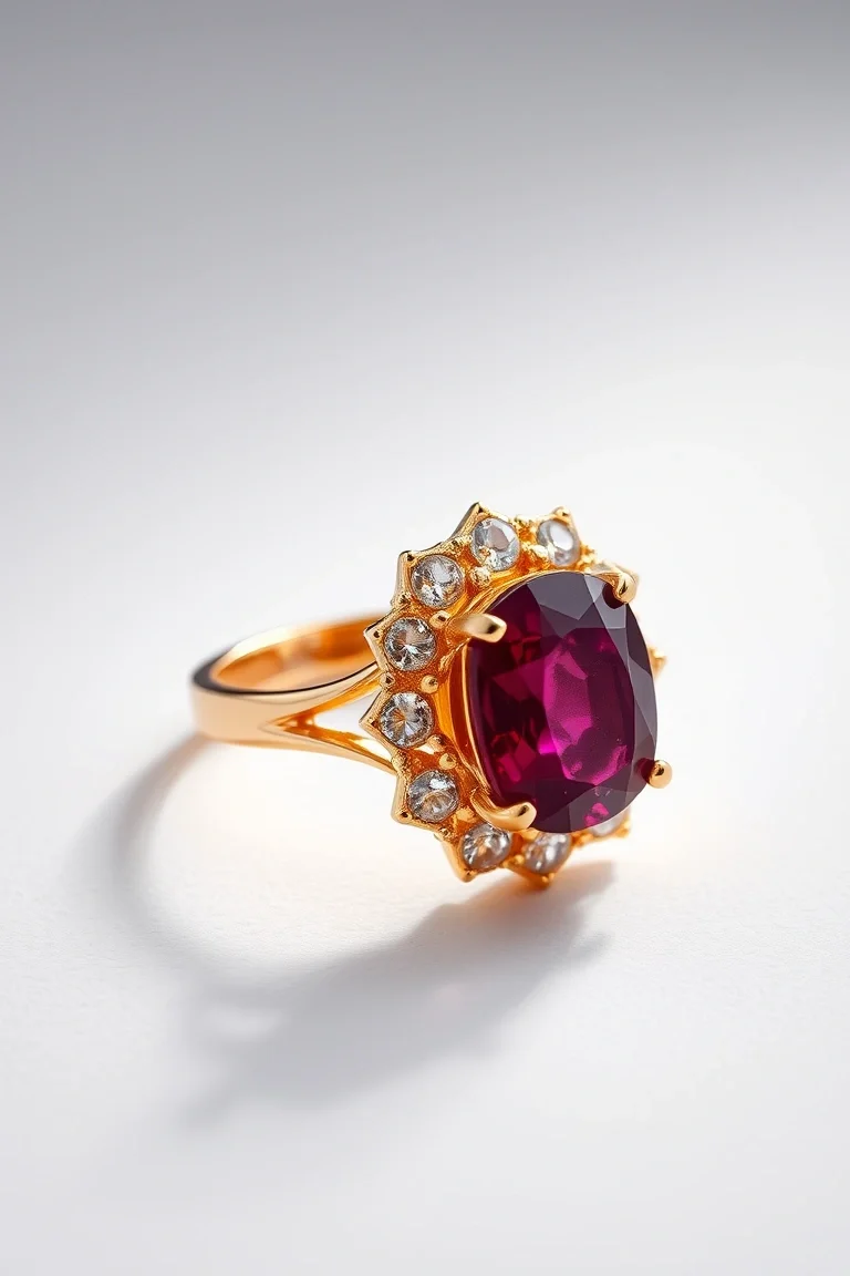 14K TRADITIONAL RUBY RING