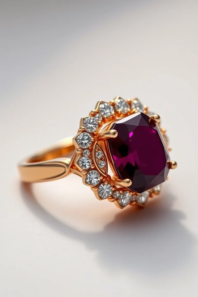 14K TRADITIONAL RUBY RING