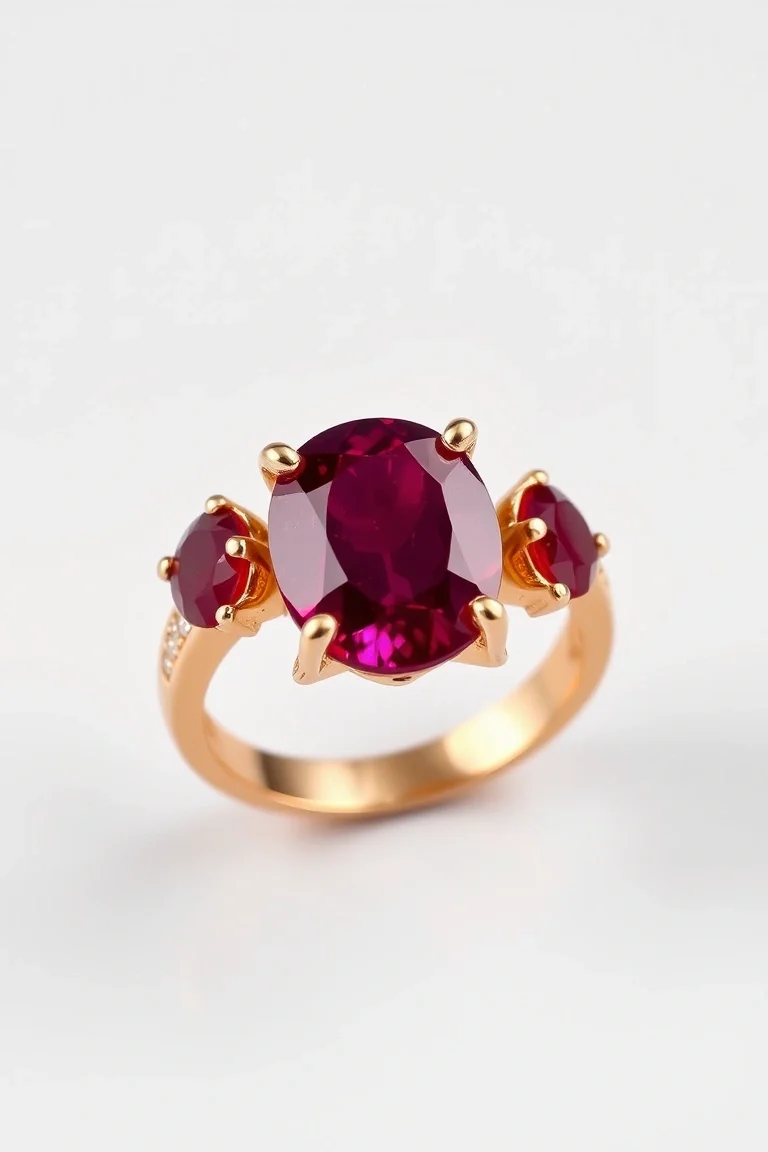14K TRADITIONAL RUBY RING