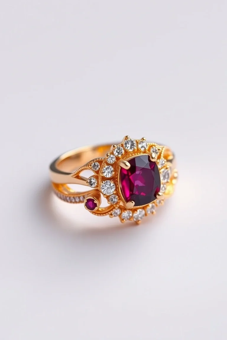 14K TRADITIONAL RUBY RING