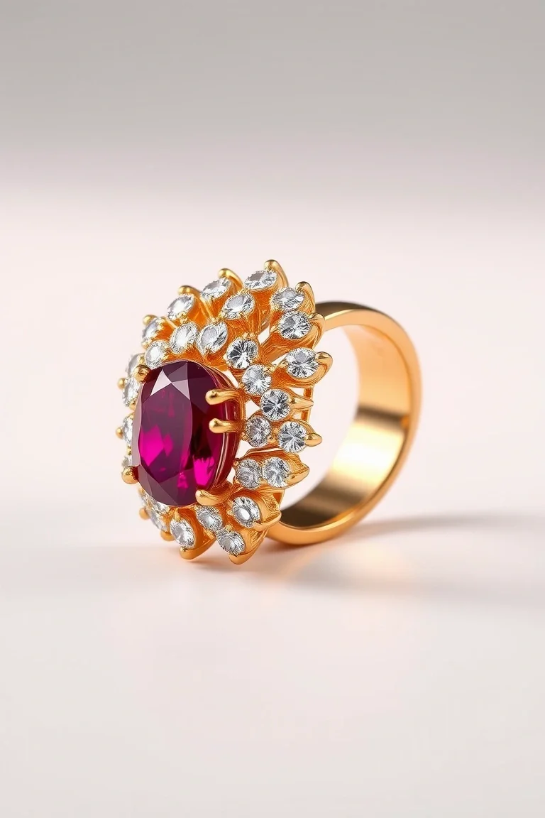14K TRADITIONAL RUBY RING