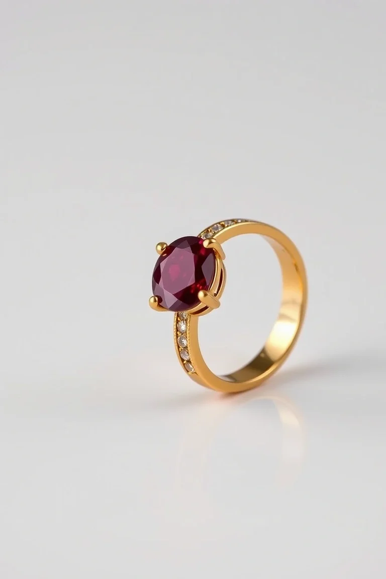 14K TRADITIONAL RUBY RING