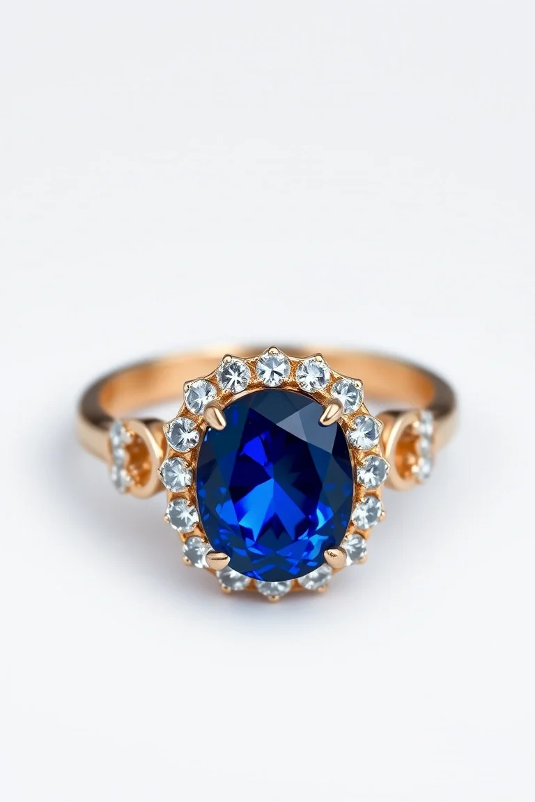 14K TRADITIONAL SAPPHIRE RING