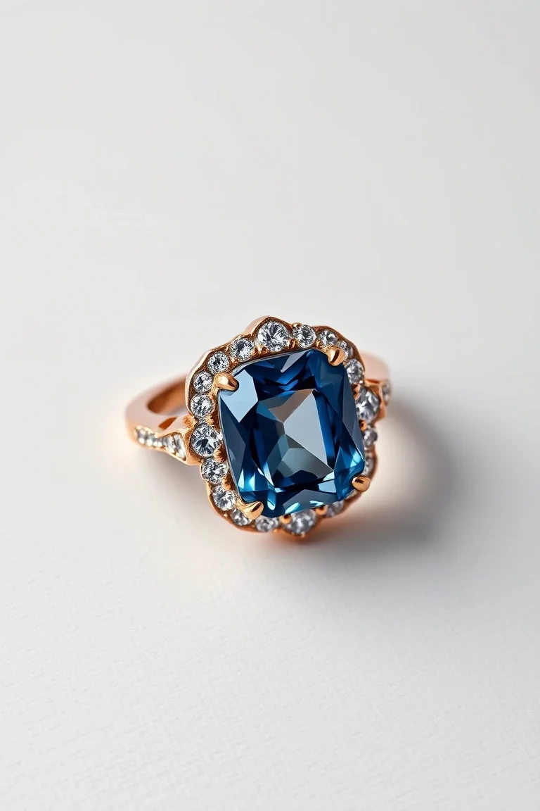 14K TRADITIONAL TANVORITE RING