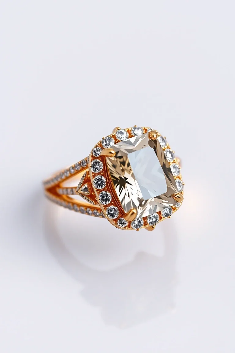 14K TRADITIONAL TANVORITE RING