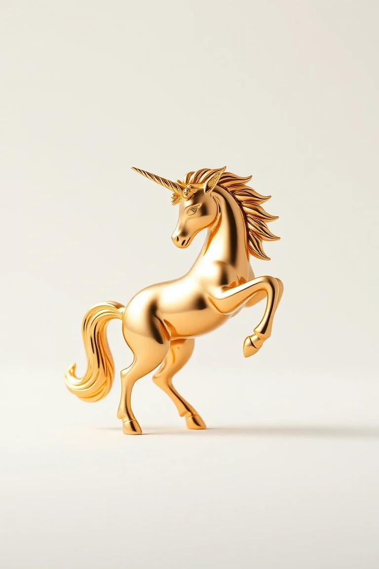 14K UNICORN CHARM HOLDER