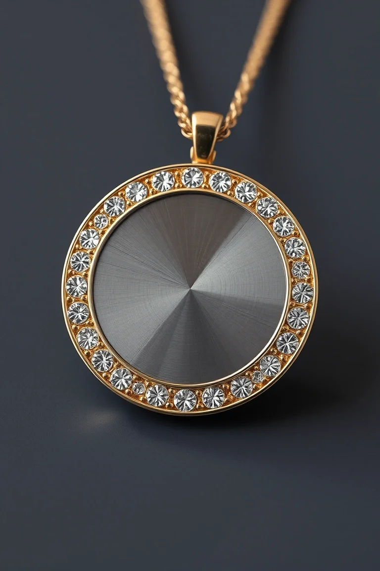 14K WG ENGRAVEABLE GIRL DISC=.28 MM THICK