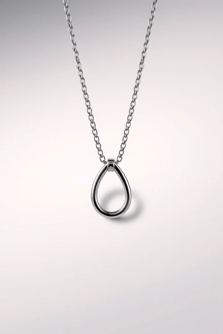 14K White Gold Figaro Chain 20 In.