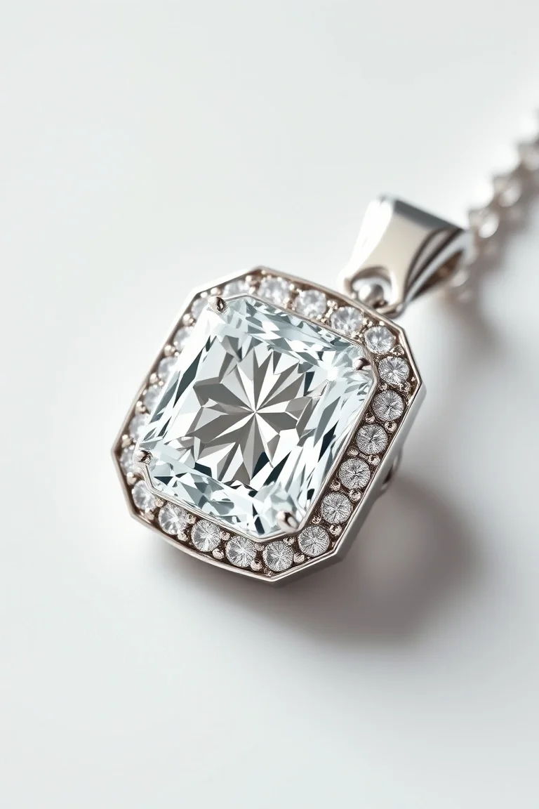 14K WHITE GOLD SLIDE