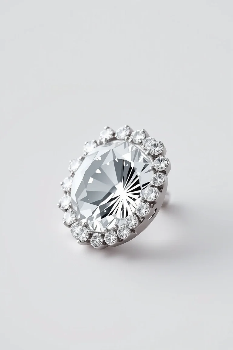 14K WHITE GOLD SLIDE