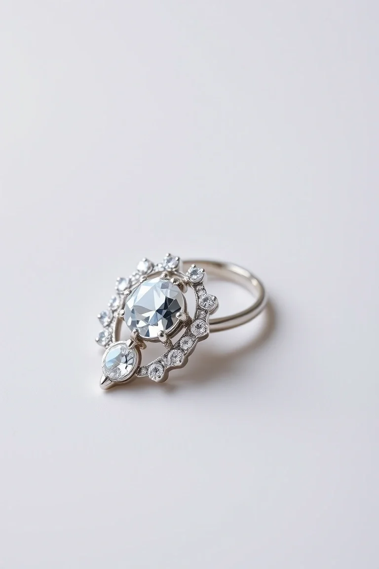 14K WHITE GOLD SLIDES