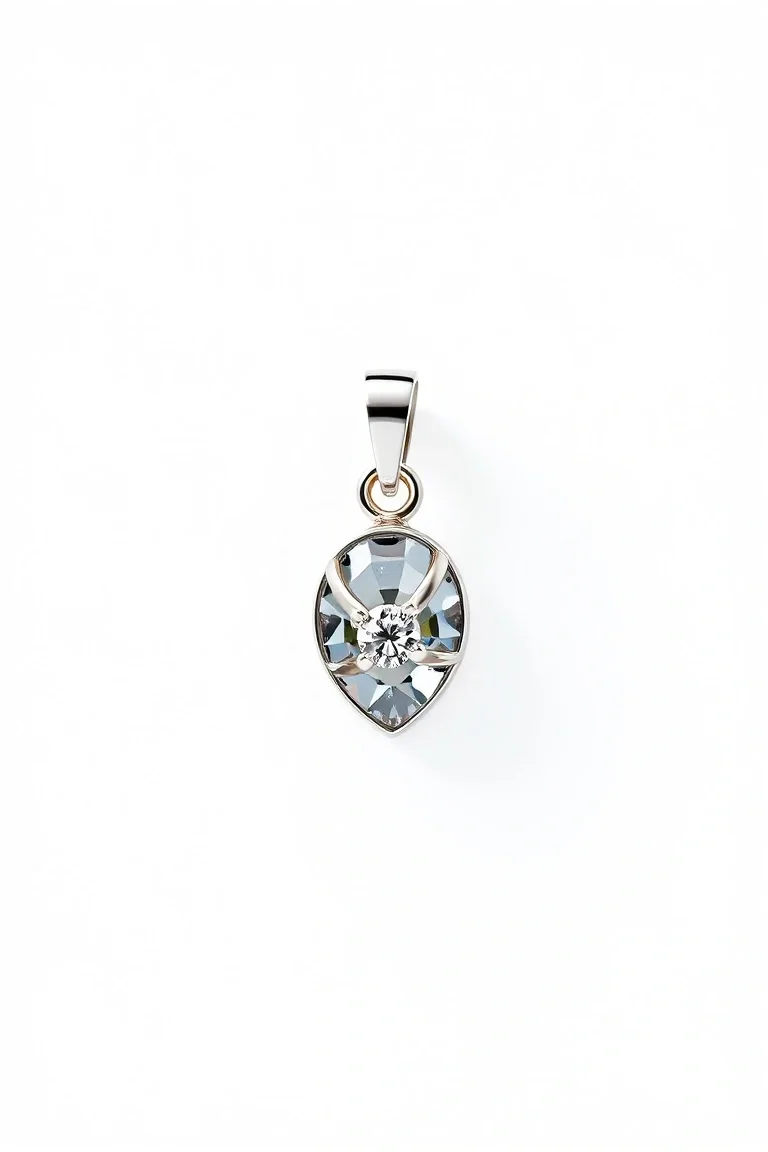 14K WHITE GOLD TREBLE CLEFT CHARM