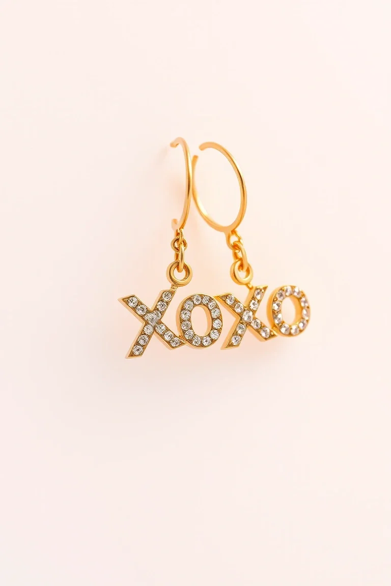 14K Xoxo Earrings