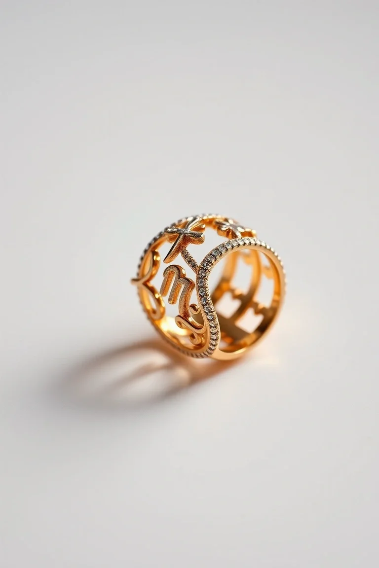 14K Zodiac Rings