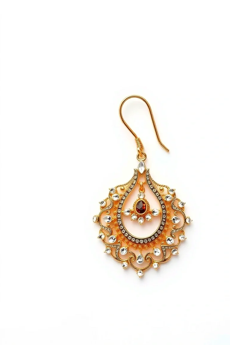 18K Filigree Fancy Earring A4 Quality