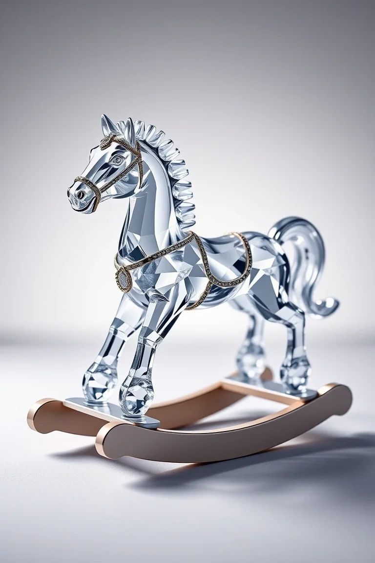 Crystal Rocking Horse