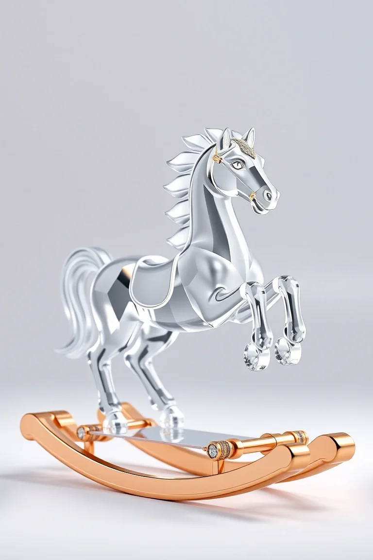 Crystal Rocking Horse