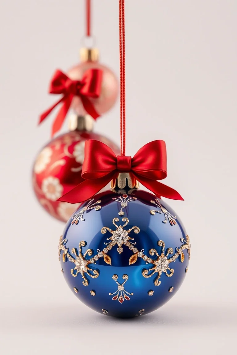 Dorothy - Polonaise Collection: Glass Christmas Ornaments
