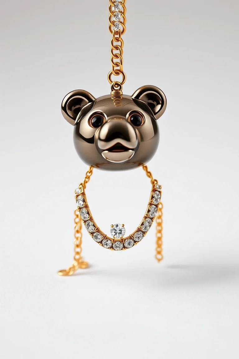 Nov Birthday Bear Earring