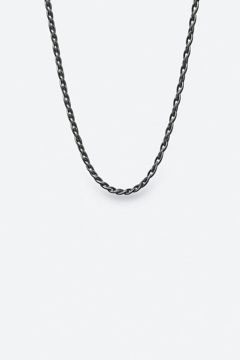 Platinum Cable Chain 18 In.