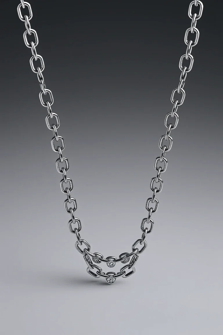 Platinum Sinapore Chain 16 In.