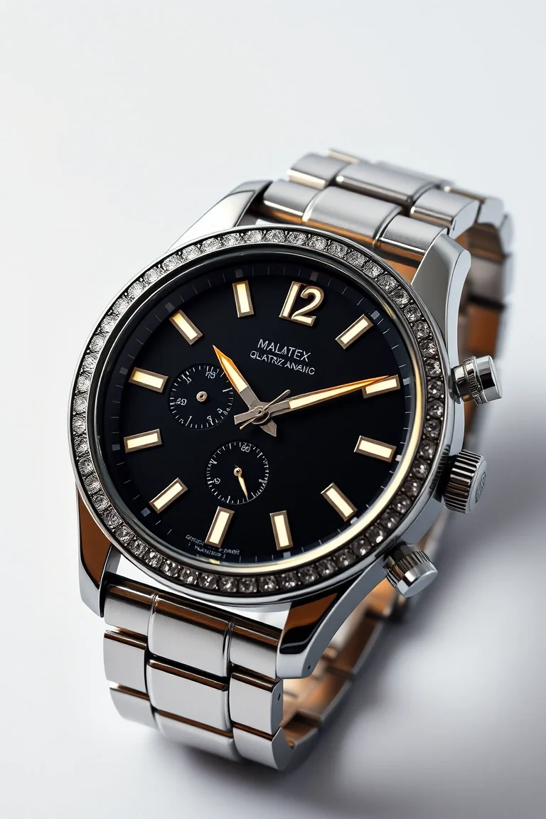 Quartz Analog Watch, Luminous Hands/Markings