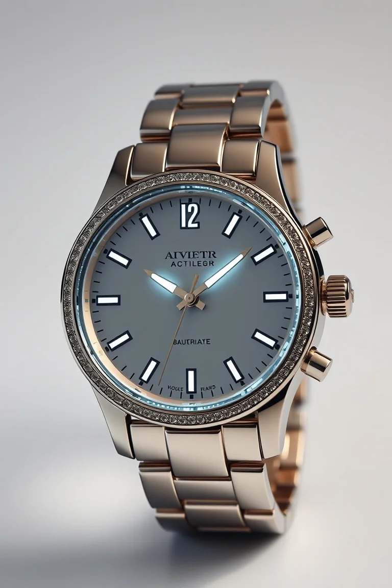 Quartz Analog Watch, Luminous Hands/Markings