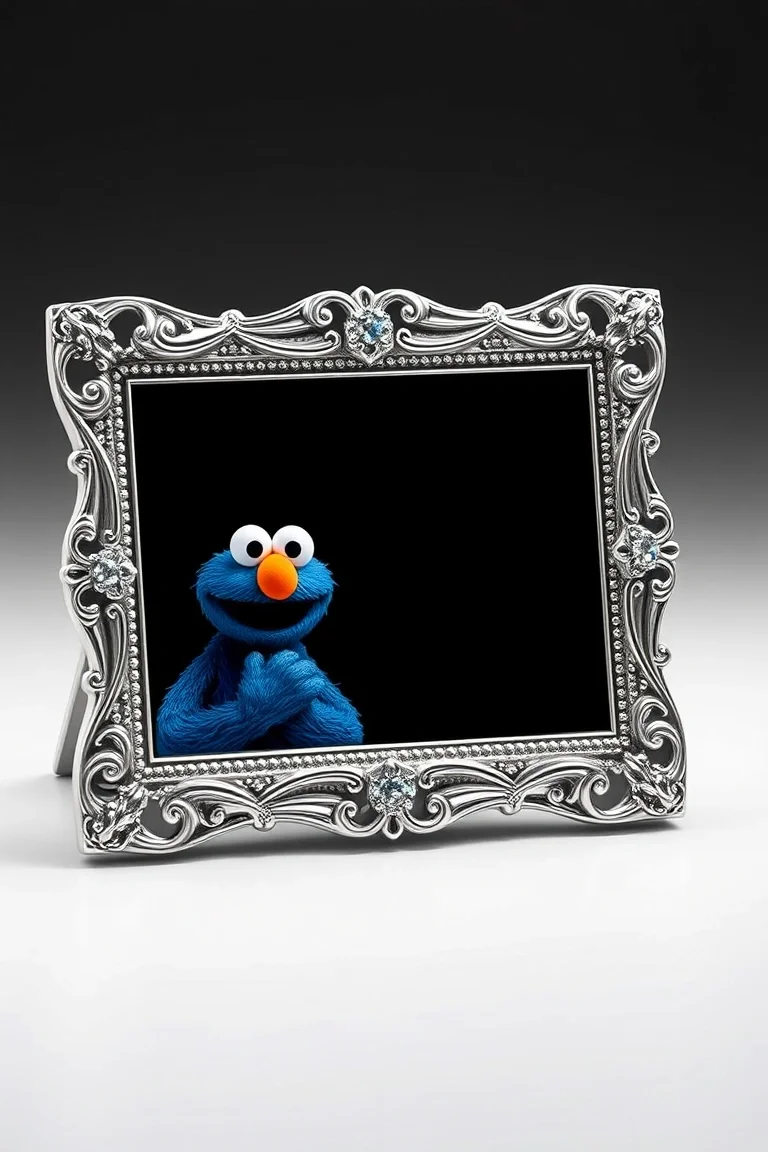 Seasame Street Silver Plated Picture Frame 4 In. X 6 In.