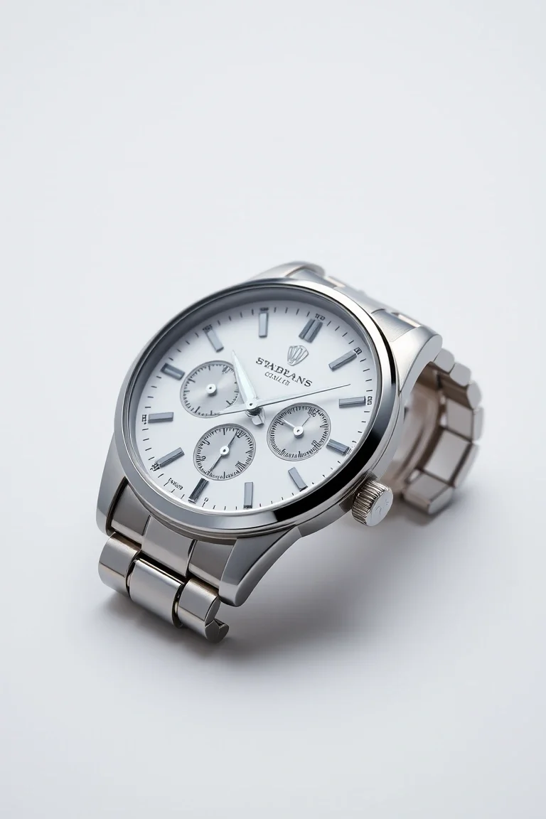 Solid Stainless Steel Case & Band, 3 Hands Quartz Japanese Movement