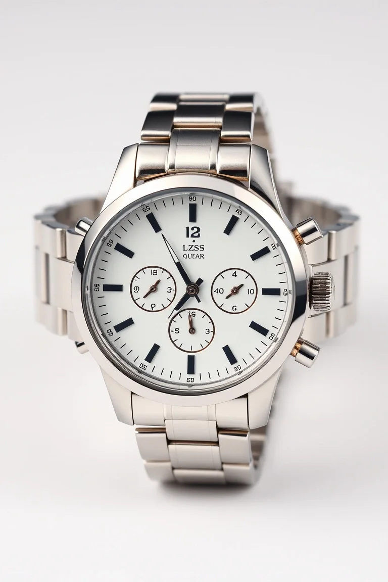 Solid Stainless Steel Case & Band, 3 Hands Quartz Japanese Movement