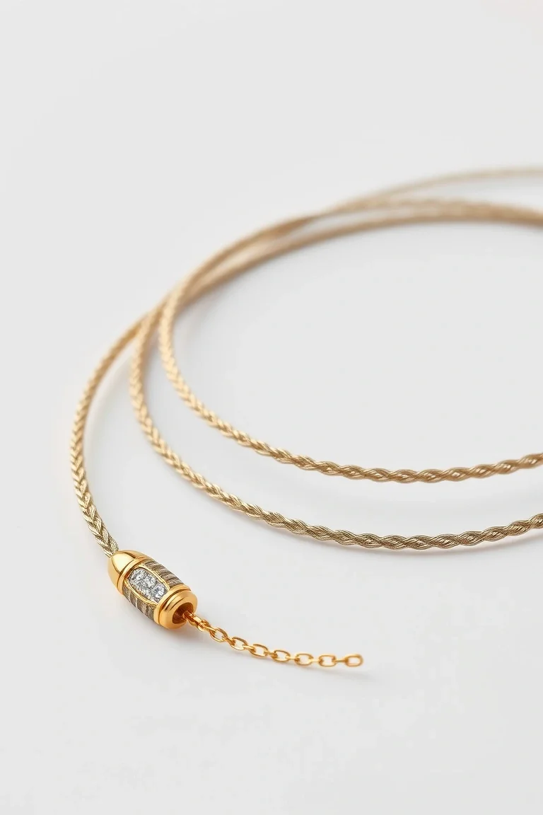 Steel And Gold Neckwires