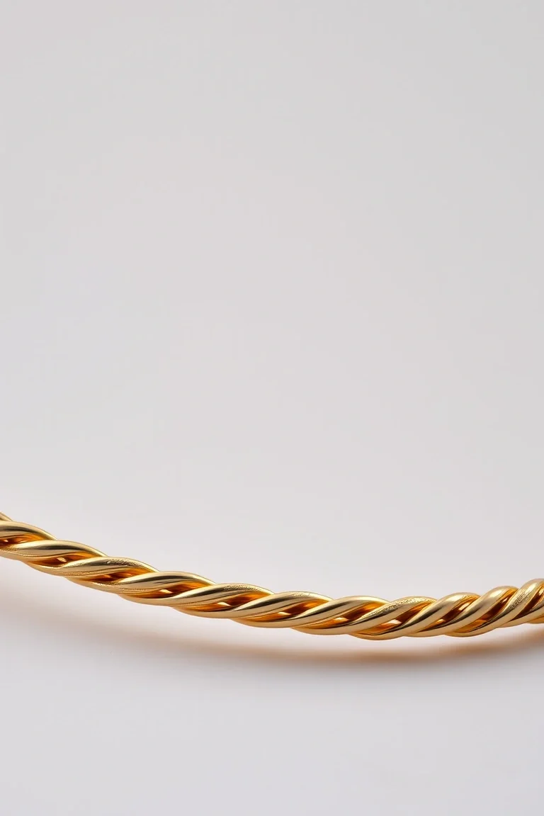 Steel And Gold Neckwires